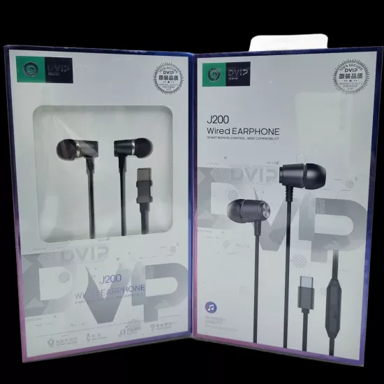 TYPE-C “Tüm Telefonlara Uyumlu” Mikrofonlu Kulaklık Dvip J200