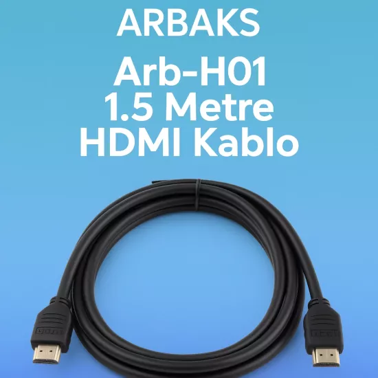 1.5 Metre HDMI Kablo Arbaks Arb-H01 1.5 Metre HDMI Kablo Arbaks Arb-H01