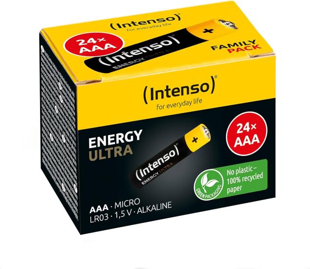 INTENSO 7501814, Energy Ultra, LR03, AAA, 1.5Volt, 24 lü Paket, PİL