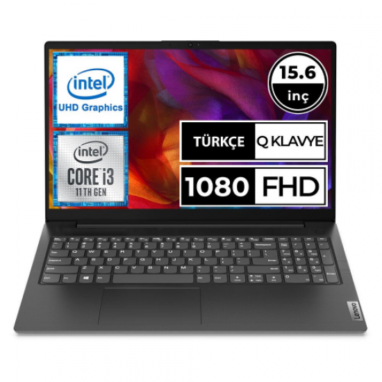 LENOVO 82KB000FTX, V15 G2 ITL, i3-1115G4, 15,6’’ FHD, 8Gb Ram, 512Gb SSD, Paylaşımlı Ekran Kartı, Free Dos Notebook