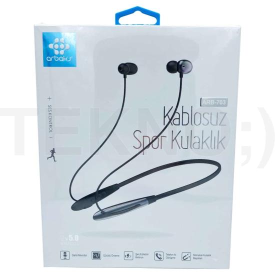 V5 Kablosuz Spor Bluetooth Kulaklık Arbaks ARB-703