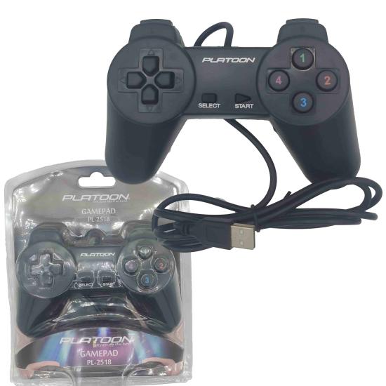 PC Usb Oyun Kolu Gamepad Platoon PL-2518