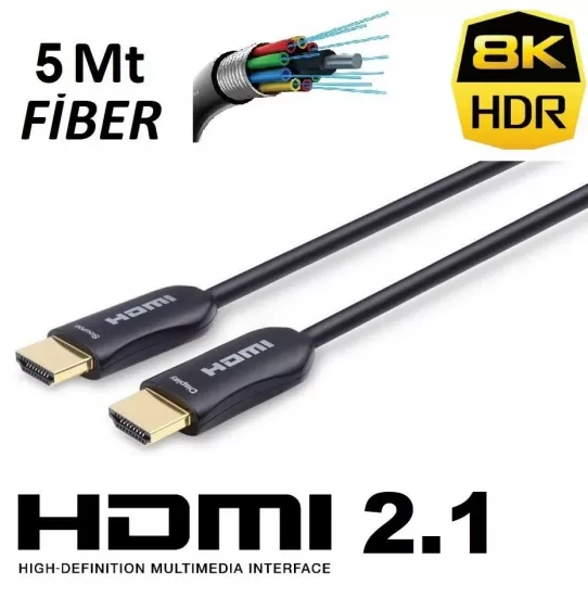 8K 5 Metre Ultra HD HDMI Kablo Platoon PL-8026