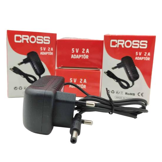 5V 2A 5.5*2.5mm Adaptörü Cross