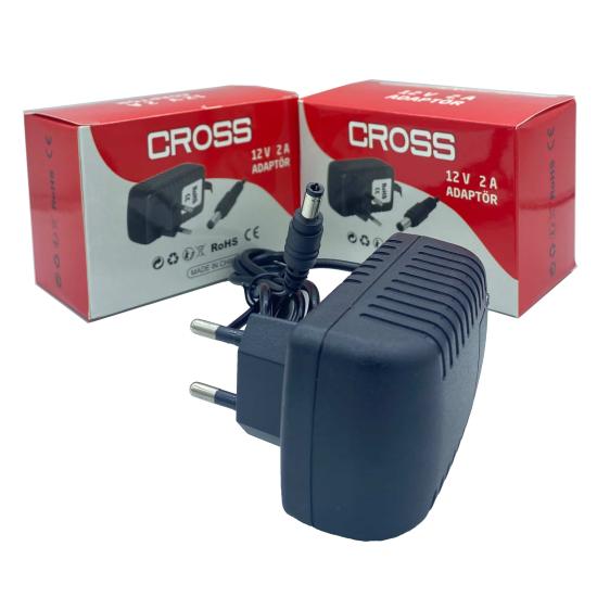 12V 2A Led / Uydu / Modem Adaptörü Cross