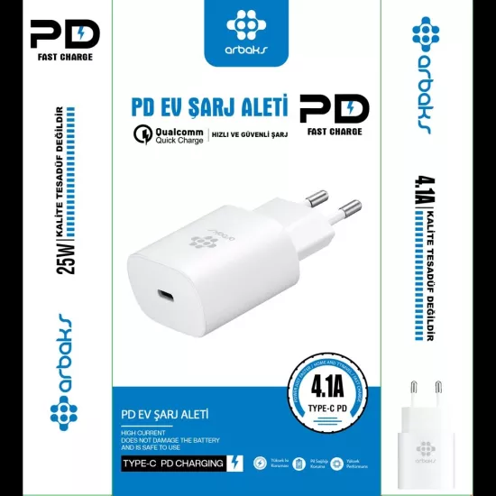25W PD Arbaks Şarj Başlığı Arb-407