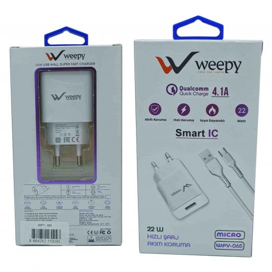 4.1A Micro Şarj Aleti Set Hytech HY-XC40M