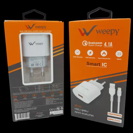 4.1A İphone Şarj Aleti Set Hytech HY-XC40L