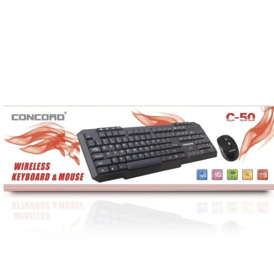 Wireless Kablosuz Klavye Mouse Set Concord C-50