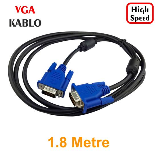 1.8 Metre VGA Görüntü Kablosu