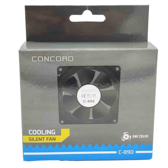 80*80*25mm 12V Leptop Soğutucu Sılent Fan Concord C-890