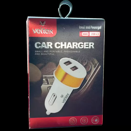 Çift Usb Girişli Araç Şarj Başlığı VTX-13