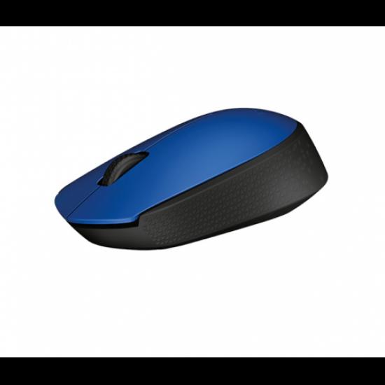 LOGITECH 910-004640, M171 Mavi, USB Nano 2,4G Kablosuz, 1000dpi, Optik, 3 Tuşlu, 12ay Pil Ömrü, Mouse