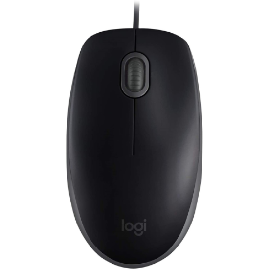 LOGITECH 910-005508, B110 Siyah, USB Kablolu, 1000dpi, Optik, 3 Tuşlu, Mouse