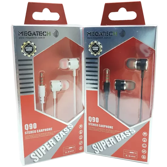Mıknatıslı 3.5mm Jack Girişli Kablolu Kulaklık Megatech Q90