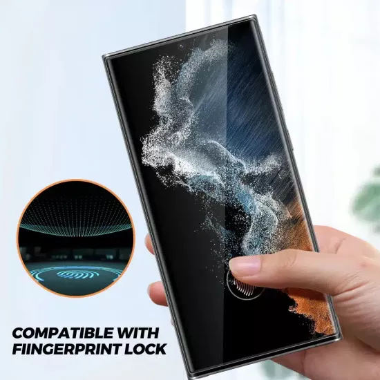 SAM S25 - (Parmak izi çalıştırıyor) Cam Ekran Koruyucu