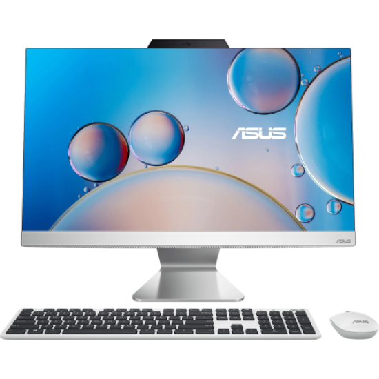 ASUS A3402WBAK-I58512W0D, i5-1335U, 23,8’’  FHD Ekran, 8Gb DDR5 Ram, 512Gb SSD, Wi-Fi 6, Type-C, Paylaşımlı Ekran Kartı, Free Dos, All In One PC, (White)
