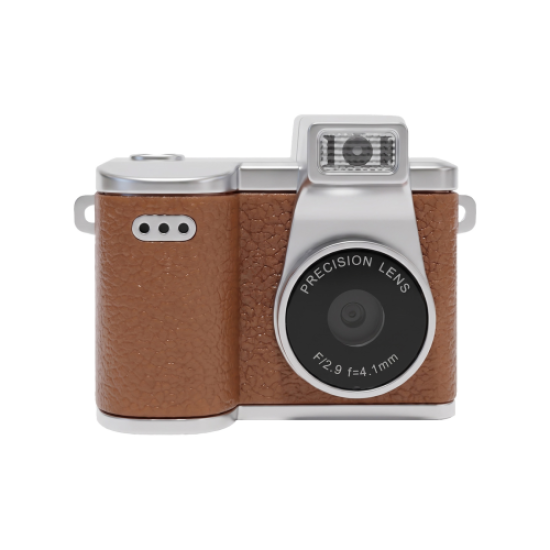 EVEREST ADK1980, Kahverengi, 720P HD, 200mAh Batarya, 1’’ Ekran, Anahtarlık Askılı, Flashlı, Mini Retro Dijital Kamera