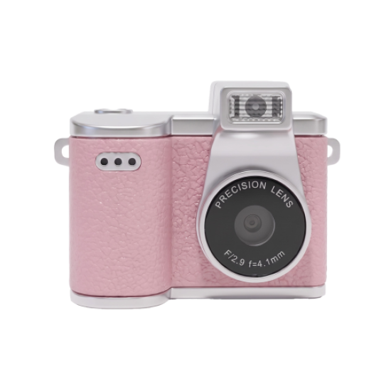 EVEREST ADK1980, Pembe, 720P HD, 200mAh Batarya, 1’’ Ekran, Anahtarlık Askılı, Flashlı, Mini Retro Dijital Kamera