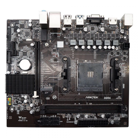 ARKTEK ALPHA FORCE, AK-A320M EG, 2xDDR4, M.2, D-SUB, HDMI, AM4 Soket Anakart