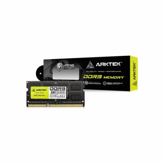 ARKTEK AKD3S4N1600, 4GB, DDR3, 1600Mhz, 16 Chip, 1,35V, CL11, Notebook, SODIMM RAM