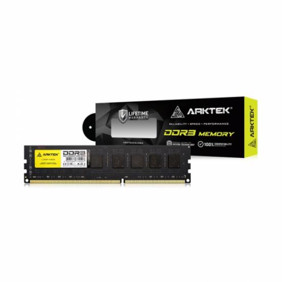 ARKTEK AKD3S8P1600, 8GB, DDR3, 1600Mhz, 16 Chip, 1,5V, CL11, Desktop, RAM