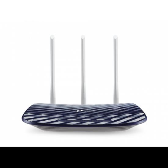 TP-LINK ARCHER C20, AC750, 4Port, 433Mbps, Dual Band WiFi, Masaüstü, Megabit, Router, Access Point, Range Extender