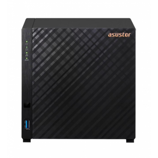 ASUSTOR AS1104T, 1Gb DDR4 Ram, 4 Yuvalı (4x22TB Destek), 1x2.5GbE Network, 2xUSB 3.2, Tower NAS (Yedekleme) Cihazı
