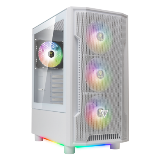 GAMDIAS ATHENA M6 Lite, 750W, Tempered Glass, Mesh, ARGB, 80+ Bronze, ATX, GAMING KASA