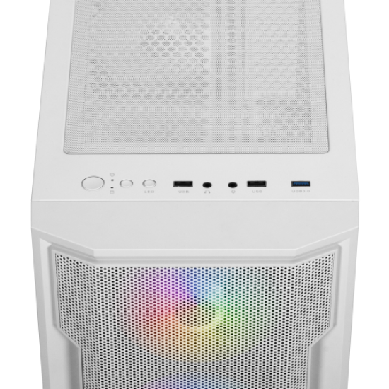 GAMDIAS ATHENA M6 Lite, 750W, Tempered Glass, Mesh, ARGB, 80+ Bronze, ATX, GAMING KASA