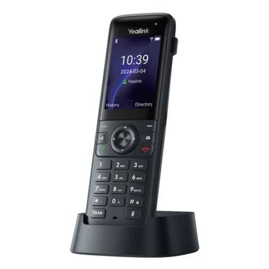 YEALINK AX83H, WiFi, Dect, Kablosuz IP TELEFON, Siyah, 2.4’’ Renkli Ekran, Bluetooth, 9 Saat Konuşma, 200 Saat Bekleme