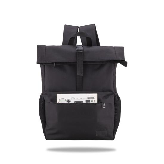 Classone BP-HYB100 Heybe Serisi WTXPro Su geçirmez Kumaş 15.6 inch Uyumlu ,Notebook, Laptop, Macbook Sırt Çantası – Siyah