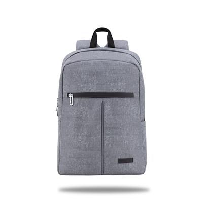 Classone WTX508G Pro 15.6 inch uyumlu WTXpro Su Geçirmez Kumaş, Su Geçirmez Fermuar, Macbook , Laptop , Notebook Sırt Çantası –Gri