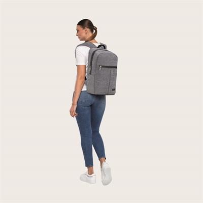 Classone WTX508G Pro 15.6 inch uyumlu WTXpro Su Geçirmez Kumaş, Su Geçirmez Fermuar, Macbook , Laptop , Notebook Sırt Çantası –Gri