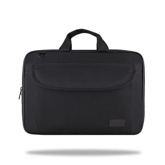 CLASSONE C100 15.6 inch Wtx Pro Su Geçirmez Kumaş Tam Açılır Laptop, Notebook Çantası – Siyah