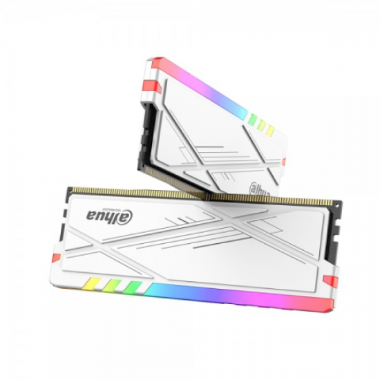 DAHUA C600URW16G36D 2x8Gb DDR4 3600Mhz, 1.35V,  CL18, Soğutuculu, RGB, Desktop Gaming RAM (Beyaz)