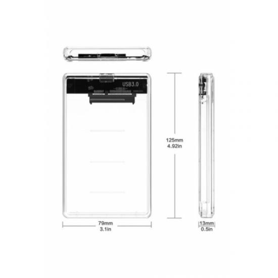 Codegen Codmax CDG-HDC-30T 2,5’’ USB 3.0 Şeffaf Disk Kutusu