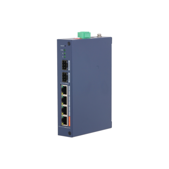 DAHUA CHS4206-4ET-60, 4 Port, Megabit, PoE 60W, 2 Port SFP, Cloud Yönetilebilir, Switch