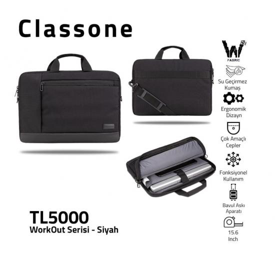 TL5000-Wl600 Wtxpro Su Geçirmez Kumaş 15.6 Inç Uyumlu Notebook ,laptop El Çantası+WL600