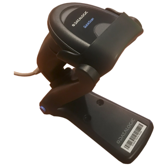 DATALOGIC Quickscan QD2220, EL Tipi, Laser, USB Kablolu, 1D, Barkod Okuyucu (Ayaklı)