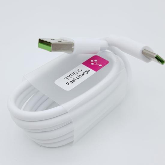 TURBO Destekli   5A TYPE-C 1 Metre Hızlı Data Kablosu (Beyaz)