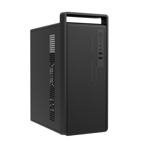 FRISBY FC-2740B, 1x80mm Fan, Siyah, 300W, USB 2.0, mATX, Mini Tower, Kulplu Kurumsal KASA
