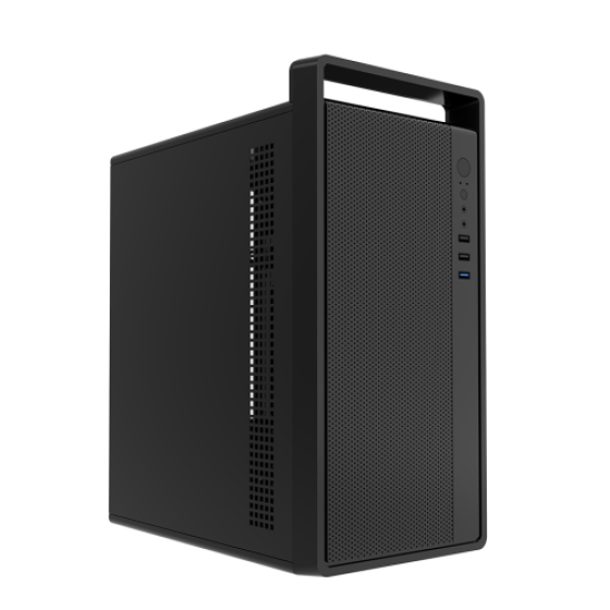 FRISBY FC-2745B, 1x120mm Fan, Siyah, 550W, USB 3.0, mATX, Mini Tower, Kulplu Kurumsal KASA