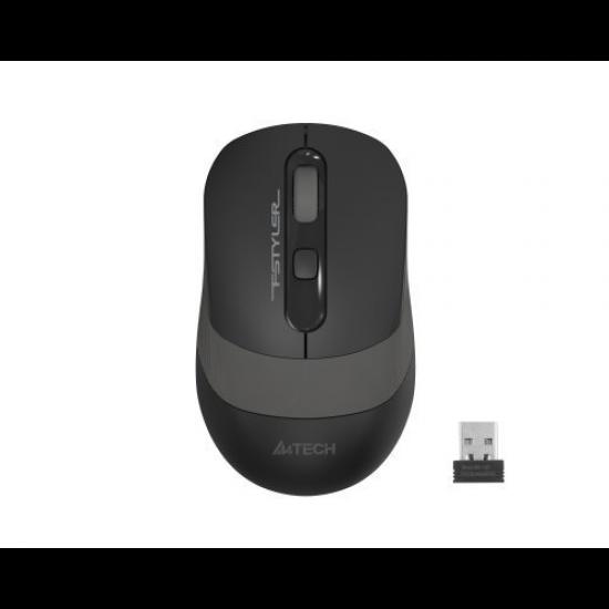 A4 TECH FG10 (Grey) FSTYLER 2,4Ghz Kablosuz Optik Mouse, 10-15Metre, 4 Buton, Nano Alıcı
