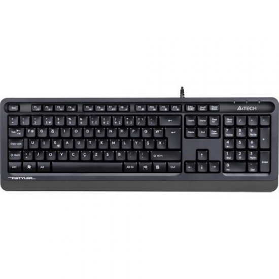 A4 TECH FK10, Gri, FSTYLER, USB Kablolu,  Türkçe F, Multimedya KLAVYE