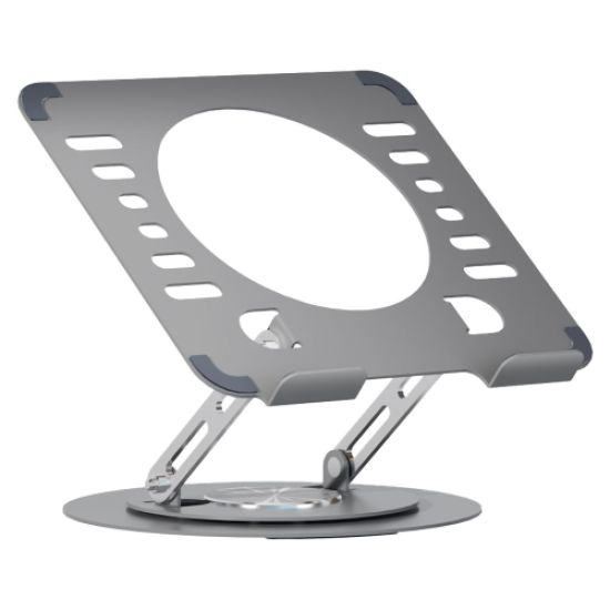FRISBY FNC-5175ST, 10’’-15.6’’ Taşınabilir,  Katlanır, Notebook Standı, Ayarlanabilir Yükseklik, Alüminyum (Gümüş)