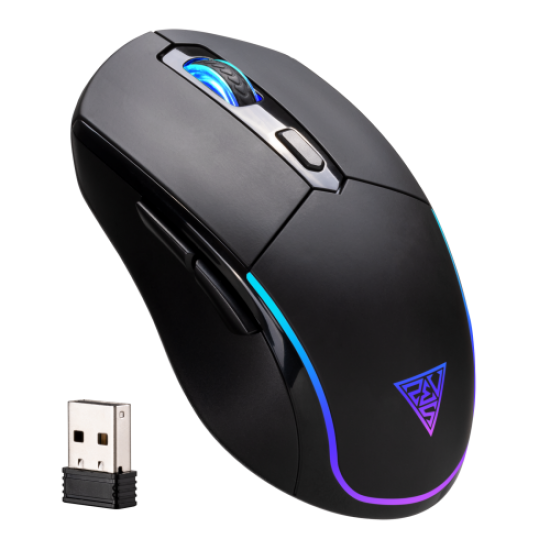 GAMDIAS HADES M2, RGB Aydınlatma, Kablosuz,  7 Tuşlu, Gaming Mouse, 4800DPI, Siyah