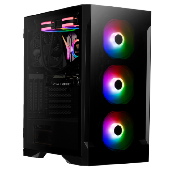 GAMDIAS TALOS E2 Elite, 850W, Tempered Glass, ARGB, 80+ Bronze, ATX GAMING KASA