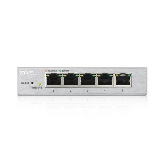 ZyXEL GS1200-5, 5 Port GigaBit Yönetilebilir, Masaüstü Switch