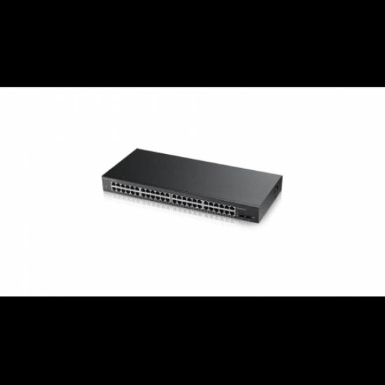 ZyXEL GS1900-48, 48Port Gigabit, 2xSFP Yönetilebilir, Switch
